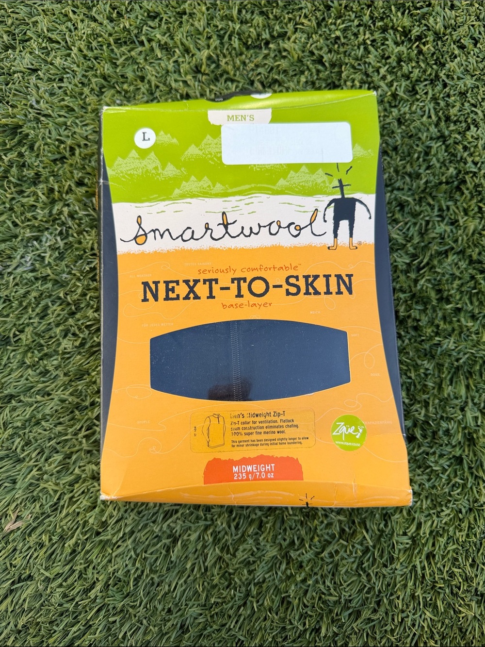 Smartwool Next-to-Skin Midweight Base Layer - zip-T black